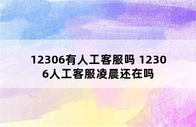 12306有人工客服吗 12306人工客服凌晨还在吗